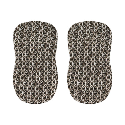 Chainmail Ring Print Bar Stool Covers