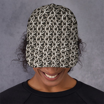 Chainmail Ring Print Baseball Cap