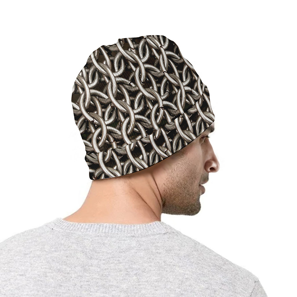 Chainmail Ring Print Beanie