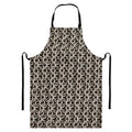 Chainmail Ring Print Bib Apron With Pocket