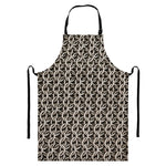Chainmail Ring Print Bib Apron With Pocket