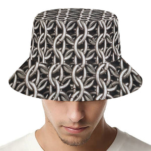 Chainmail Ring Print Bucket Hat