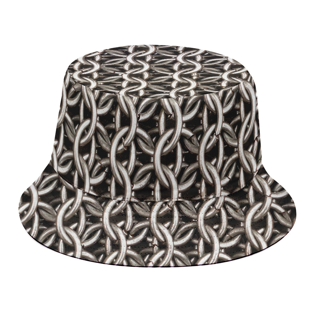 Chainmail Ring Print Bucket Hat