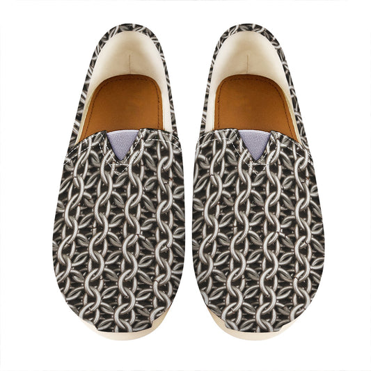 Chainmail Ring Print Casual Shoes