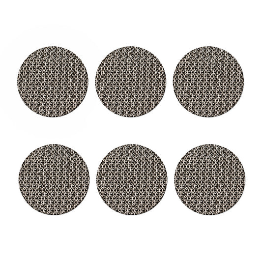 Chainmail Ring Print Coaster Set