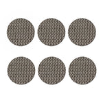 Chainmail Ring Print Coaster Set