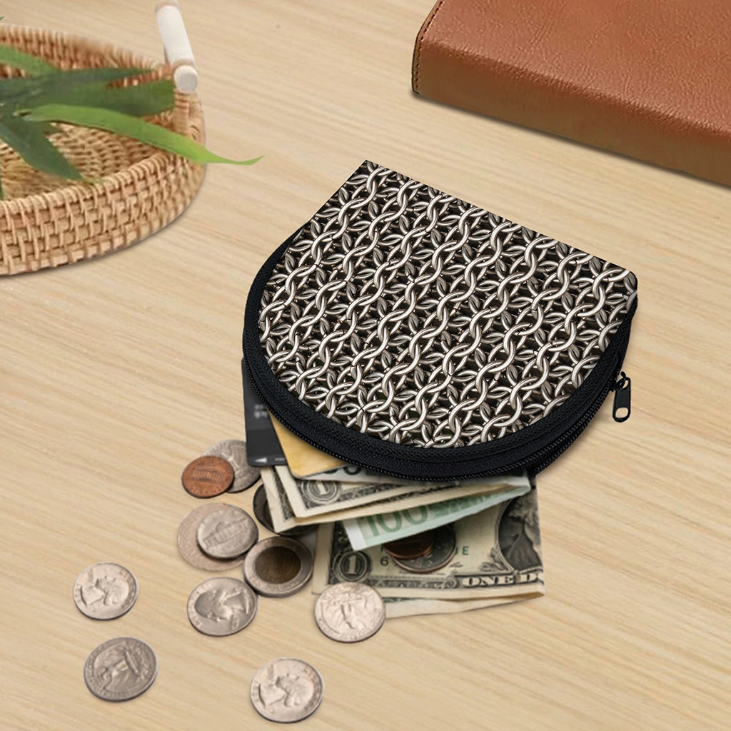 Chainmail Ring Print Coin Purse
