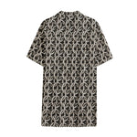 Chainmail Ring Print Cotton Hawaiian Shirt