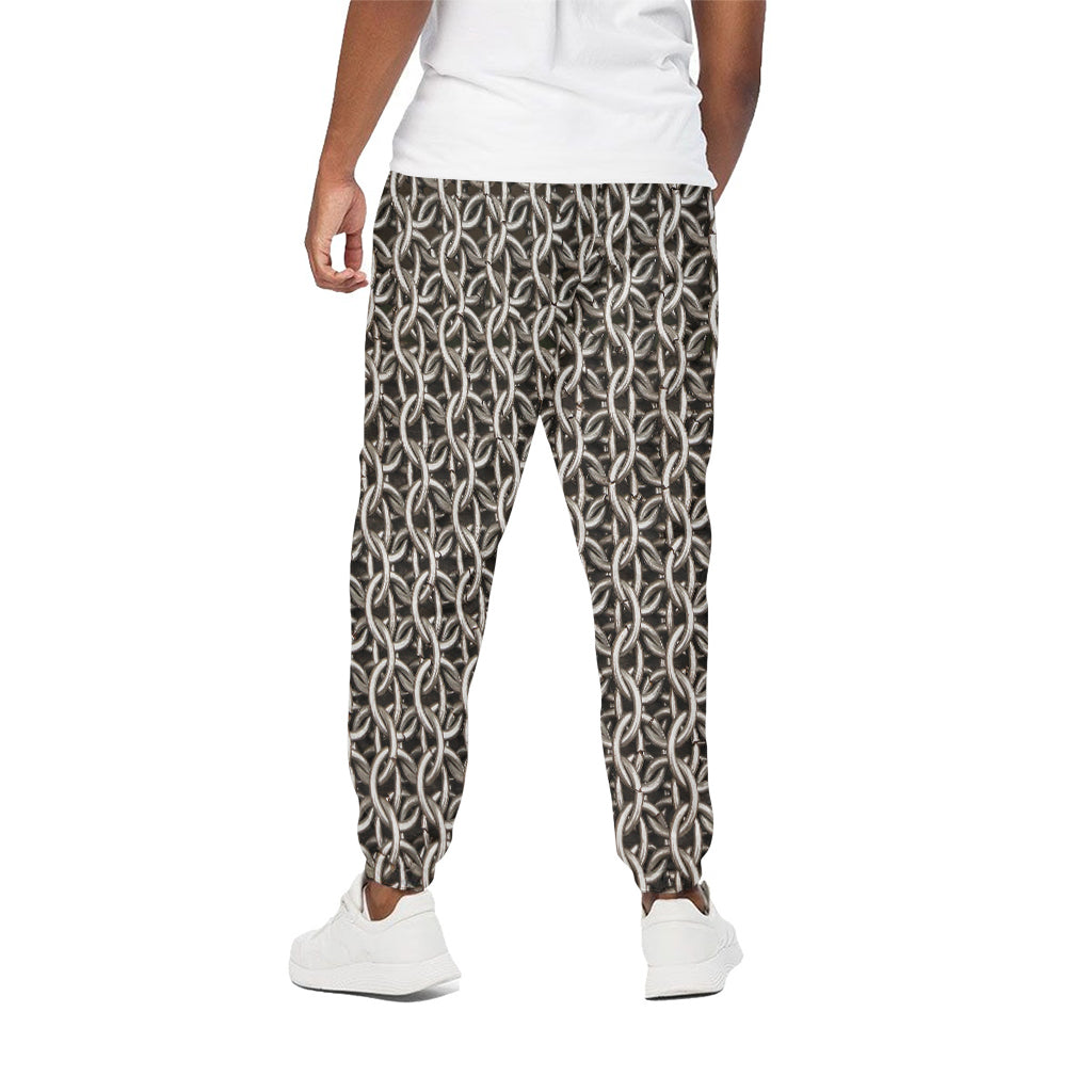 Chainmail Ring Print Cotton Pants