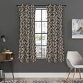 Chainmail Ring Print Grommet Curtain Panels