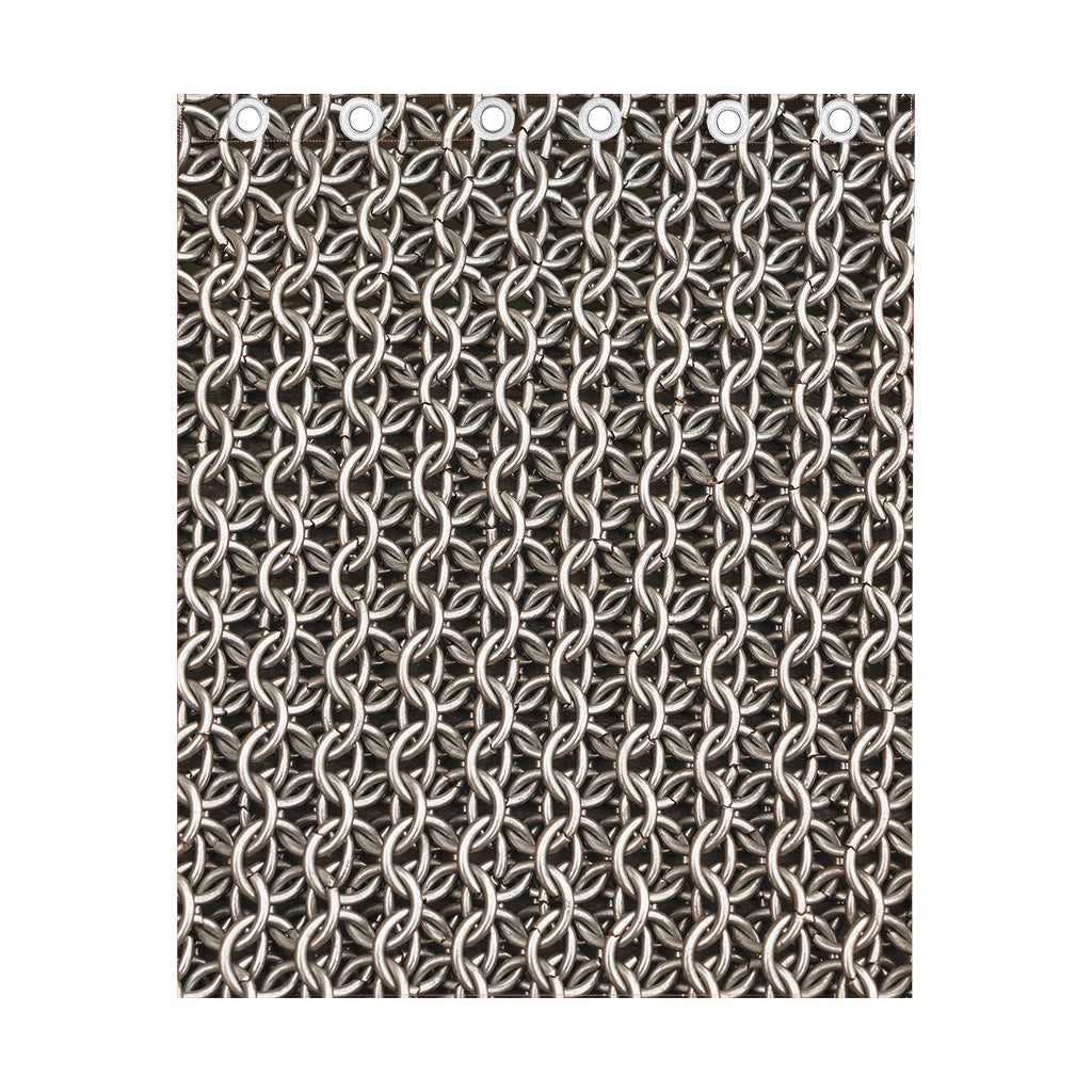 Chainmail Ring Print Curtain