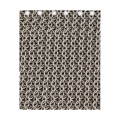 Chainmail Ring Print Curtain