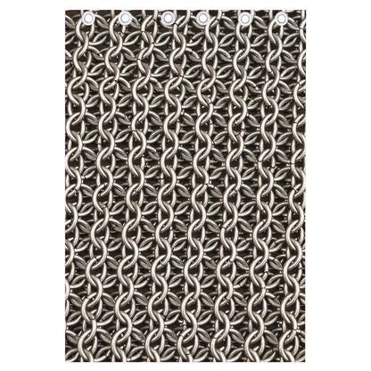 Chainmail Ring Print Curtain