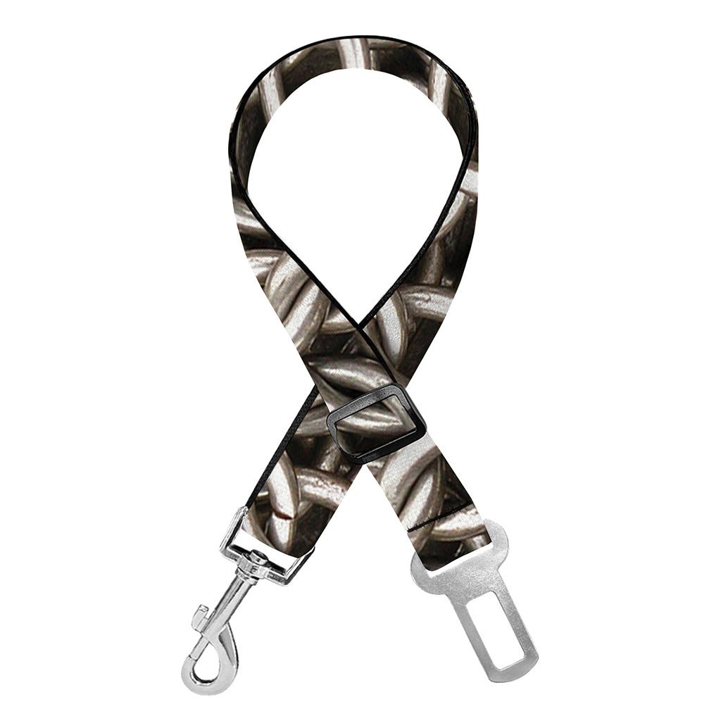 Chainmail Ring Print Dog Seat Belt