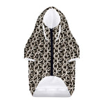 Chainmail Ring Print Dog Zip Up Hoodie