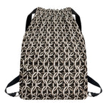 Chainmail Ring Print Drawstring Backpack