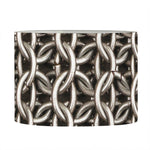 Chainmail Ring Print Drum Lamp Shade