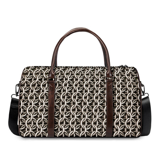 Chainmail Ring Print Duffle Bag
