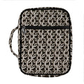 Chainmail Ring Print Front Pocket Bible Bag