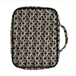 Chainmail Ring Print Front Pocket Bible Bag
