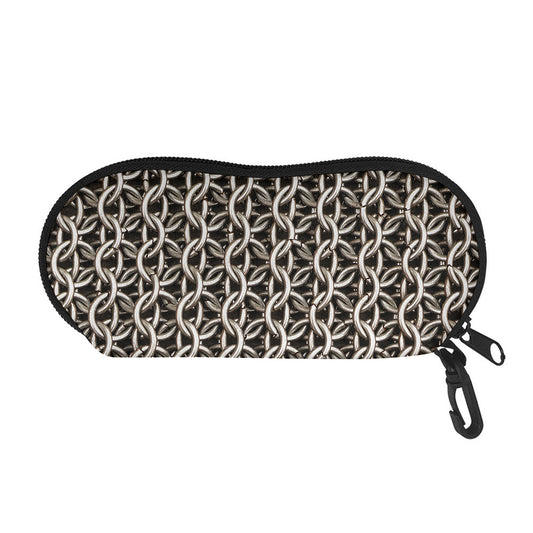 Chainmail Ring Print Glasses Case
