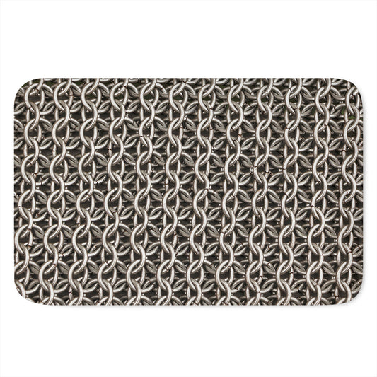 Chainmail Ring Print Indoor Door Mat
