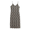 Chainmail Ring Print Jersey Midi Cami Dress