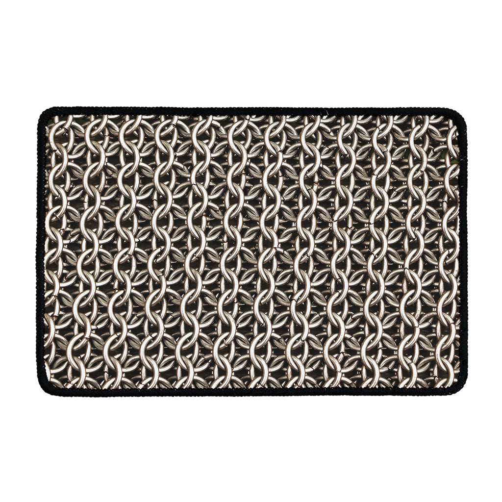 Chainmail Ring Print Kitchen Mat