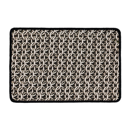 Chainmail Ring Print Kitchen Mat