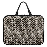Chainmail Ring Print Laptop Sleeve With Handle