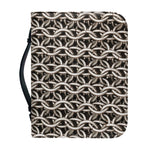 Chainmail Ring Print Leather Bible Cover