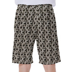 Chainmail Ring Print Men's Beach Shorts