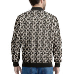 Chainmail Ring Print Men's Bomber Jacket