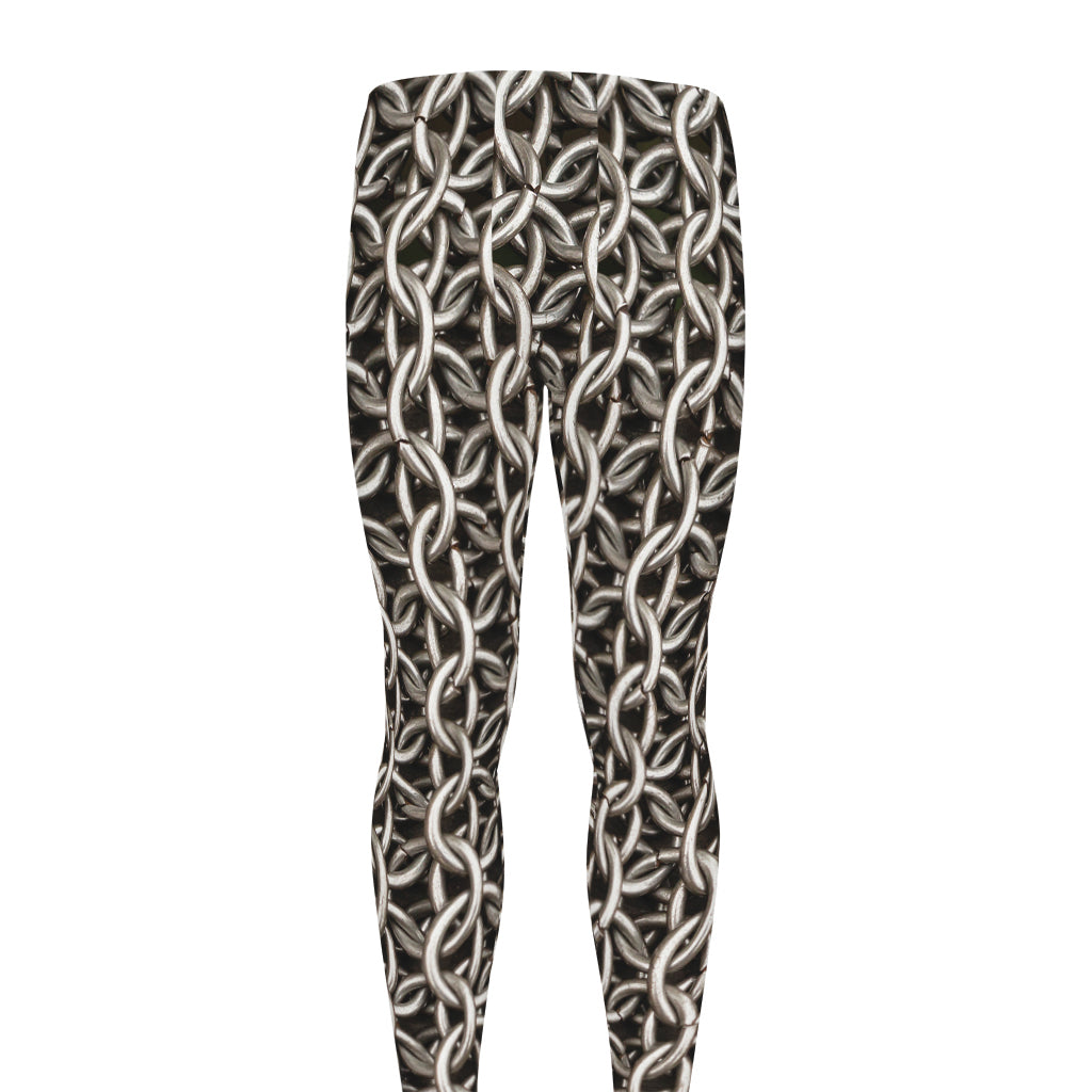 Chainmail Ring Print Men's leggings