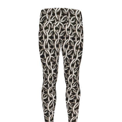Chainmail Ring Print Men's leggings