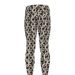Chainmail Ring Print Men's leggings
