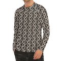 Chainmail Ring Print Men's Long Sleeve Rash Guard