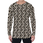 Chainmail Ring Print Men's Long Sleeve T-Shirt