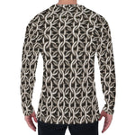 Chainmail Ring Print Men's Long Sleeve T-Shirt