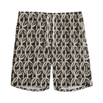 Chainmail Ring Print Men's Sports Shorts