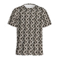 Chainmail Ring Print Men's Athletic T-Shirt