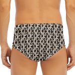 Chainmail Ring Print Men's Triangle Swim Briefs