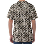Chainmail Ring Print Men's Velvet T-Shirt