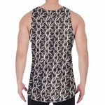 Chainmail Ring Print Men's Velvet Tank Top