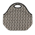 Chainmail Ring Print Neoprene Lunch Bag
