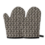 Chainmail Ring Print Oven Mitts