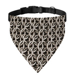 Chainmail Ring Print Over The Collar Dog Bandana
