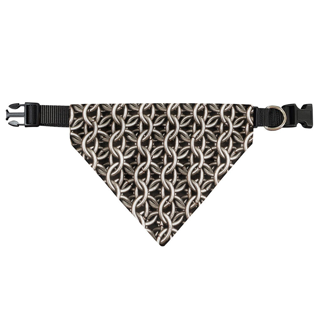 Chainmail Ring Print Over The Collar Dog Bandana
