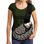 Chainmail Ring Print Pet Sling Carrier