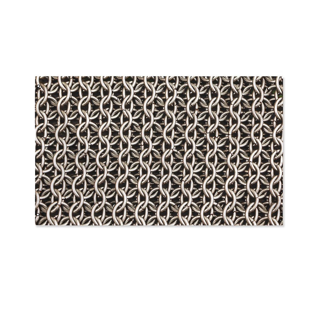 Chainmail Ring Print Polyester Flag